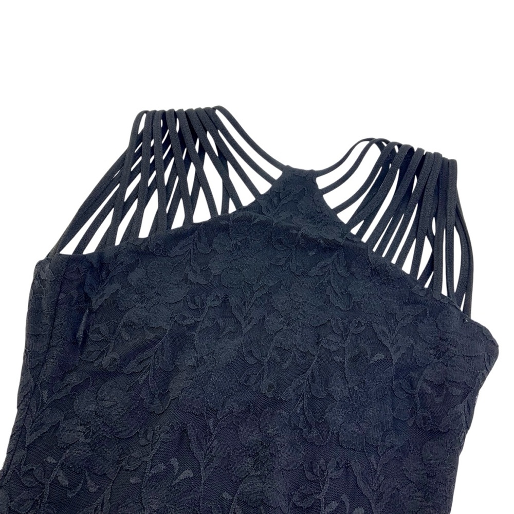 Dress the Population Gwen Black Lace Midi Dress - Picture 3 of 6